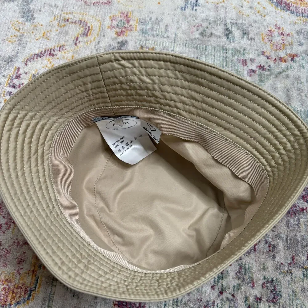Prada Re-Nylon Logo Bucket Hat